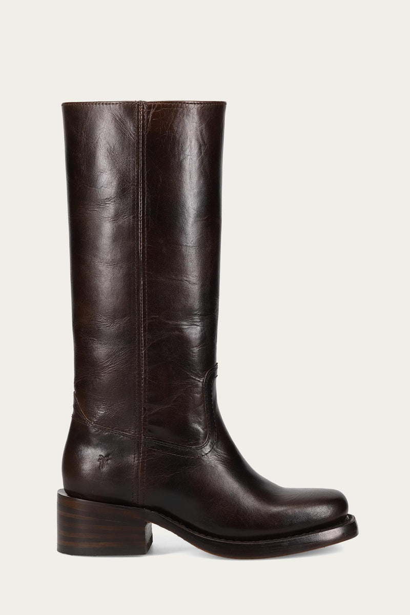 Frye Women CAMPUS 14L BOURBON/MONT BLANC – Frye Canada
