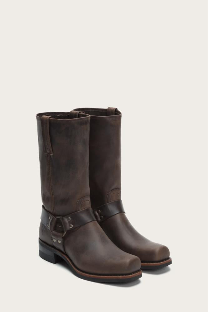 Frye Mens HARNESS 12R GAUCHO/OILED LEATHER – Frye Canada