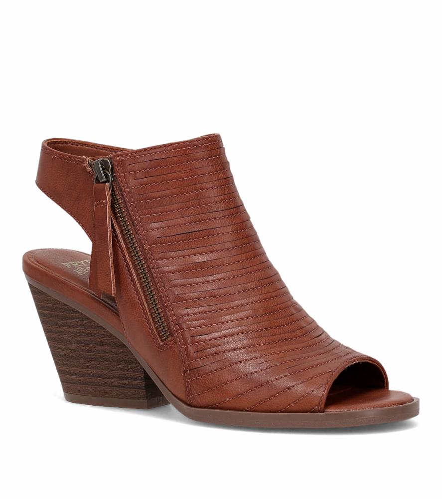 Frye Women's Frye Wedges Frye Women Emma Wedge Brown Leather