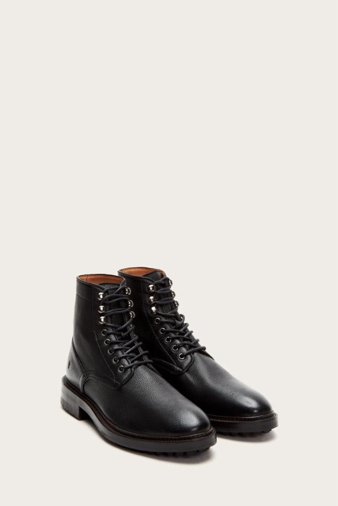 Frye Greyson Lace-Up Boot - Black - 9.5