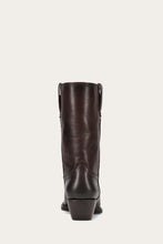 Load image into Gallery viewer, Frye Women SACHA MID PULL ON CHOCOLATE/VOLTERRA