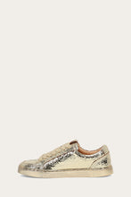 Load image into Gallery viewer, Frye Women IVY COURT LOW LACE GOLD/CRACKLE