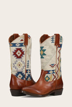 Load image into Gallery viewer, Frye Women BILLY SOUTHWEST PULL ON CARAMEL/ANTQPULLUP/STHWST FAB