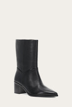 Load image into Gallery viewer, Frye Women SADIE SOFTLY MID BLACK/SOFT FULL GRAIN