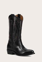 Load image into Gallery viewer, Frye Women BILLY PULL ON DECO STITCH BLACK/SOMBRA