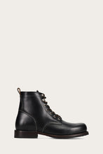 Load image into Gallery viewer, Frye Mens HUDSON WORKBOOT LUG BLACK