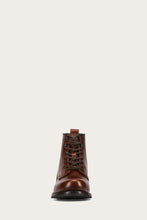 Load image into Gallery viewer, Frye Mens HUDSON WORKBOOT LUG MAHOGANY