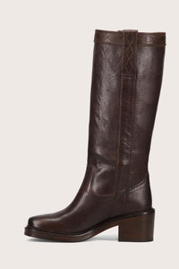 Frye Women KATE PULL ON DK BROWN/TUMBLED