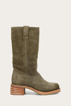 Load image into Gallery viewer, Frye Women CAMPUS 12R OLIVE/SUEDE
