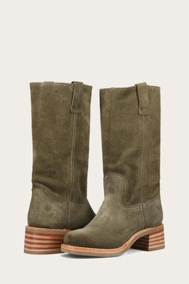 Frye Women CAMPUS 12R OLIVE/SUEDE
