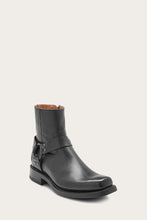 Load image into Gallery viewer, Frye Mens CONWAY HARNESS BLACK/CRUST VEG