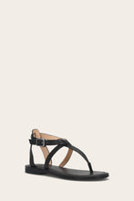 Load image into Gallery viewer, FRYE WOMEN TAYLOR SANDAL BLACK/SEMI VEG SOFT