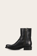Load image into Gallery viewer, FRYE MEN CAMPUS INSIDE ZIP BLACK
