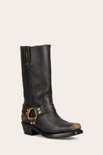 Load image into Gallery viewer, FRYE WOMEN HARNESS 12R BLACK/TAN
