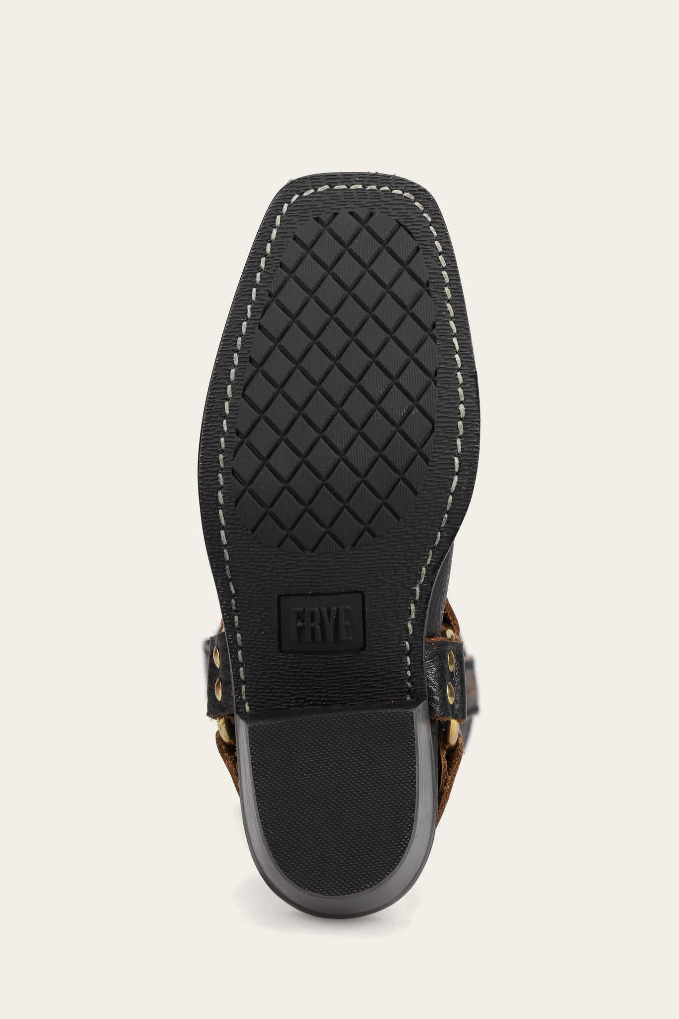 FRYE WOMEN HARNESS 12R BLACK/TAN