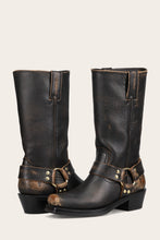 Load image into Gallery viewer, FRYE WOMEN HARNESS 12R BLACK/TAN