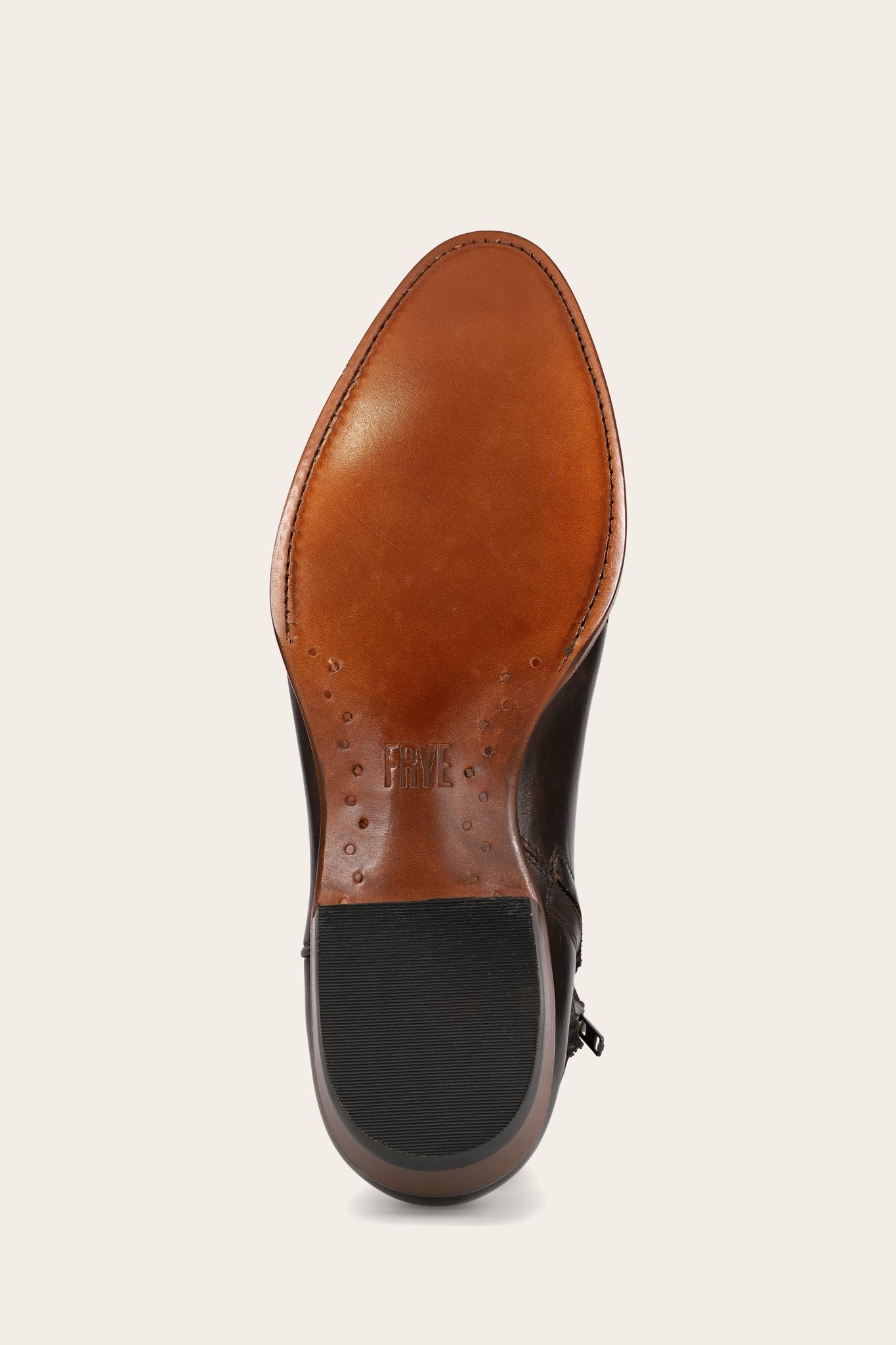 FRYE MEN AUSTIN INSIDE ZIP BOURBON