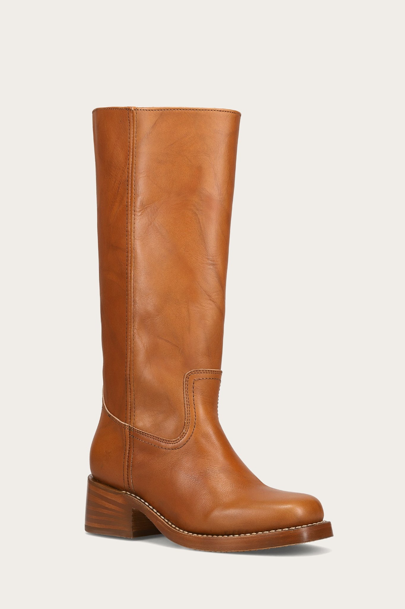 FRYE WOMEN CAMPUS 14L SADDLE/OILED LEATHER