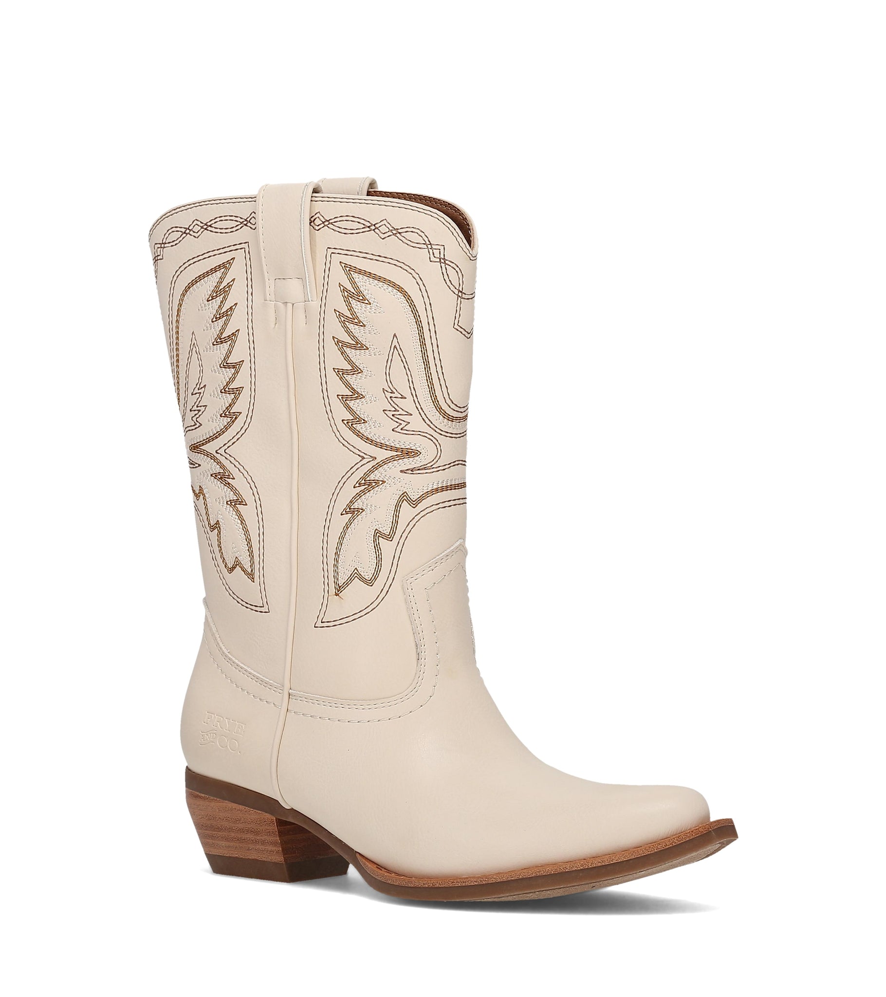 FRYE AND CO WOMEN IRLENE SHORT DECO STITCH OFF WHITE