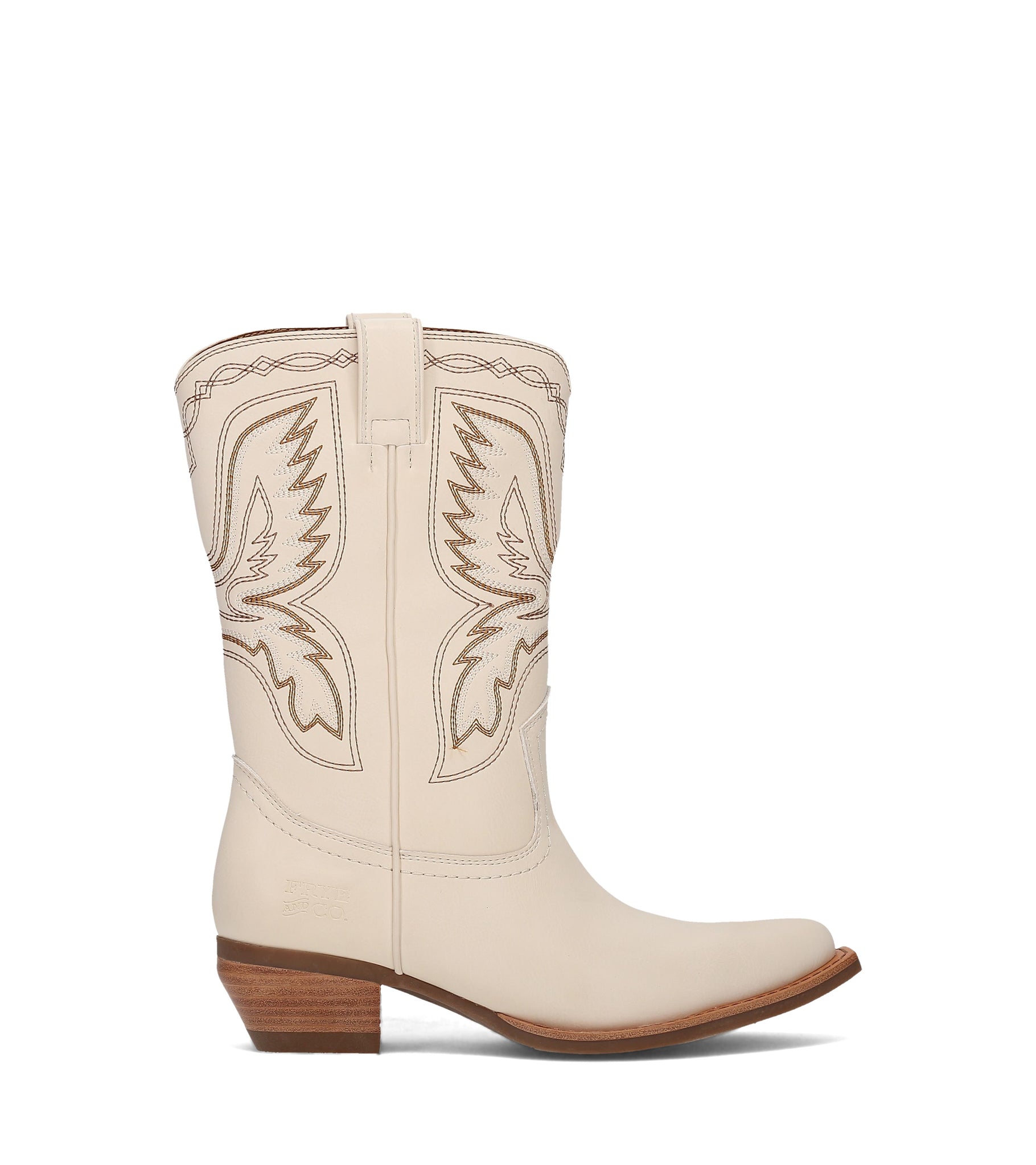 FRYE AND CO WOMEN IRLENE SHORT DECO STITCH OFF WHITE