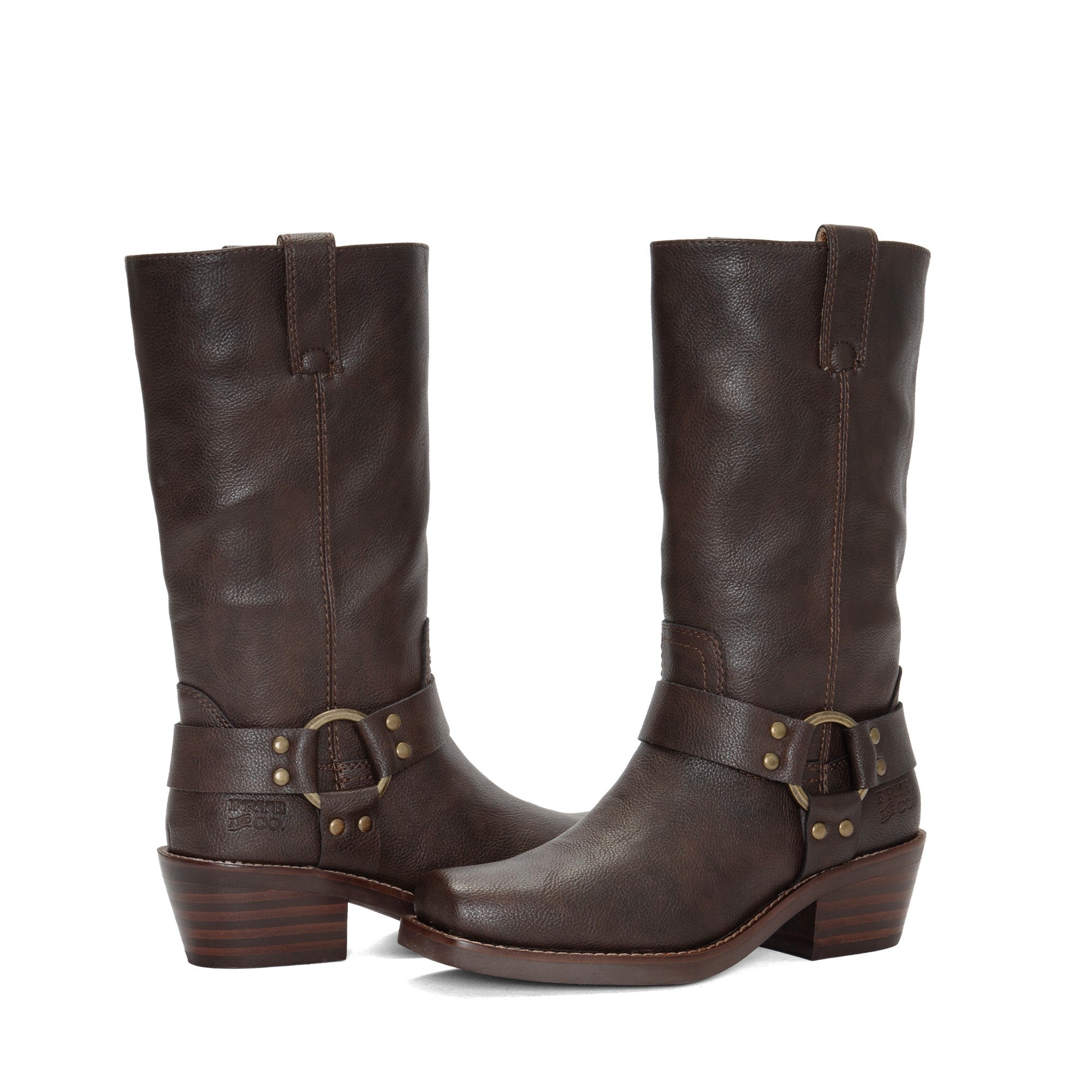 FRYE AND CO WOMEN LORRIE HARNESS 12 WALNUT