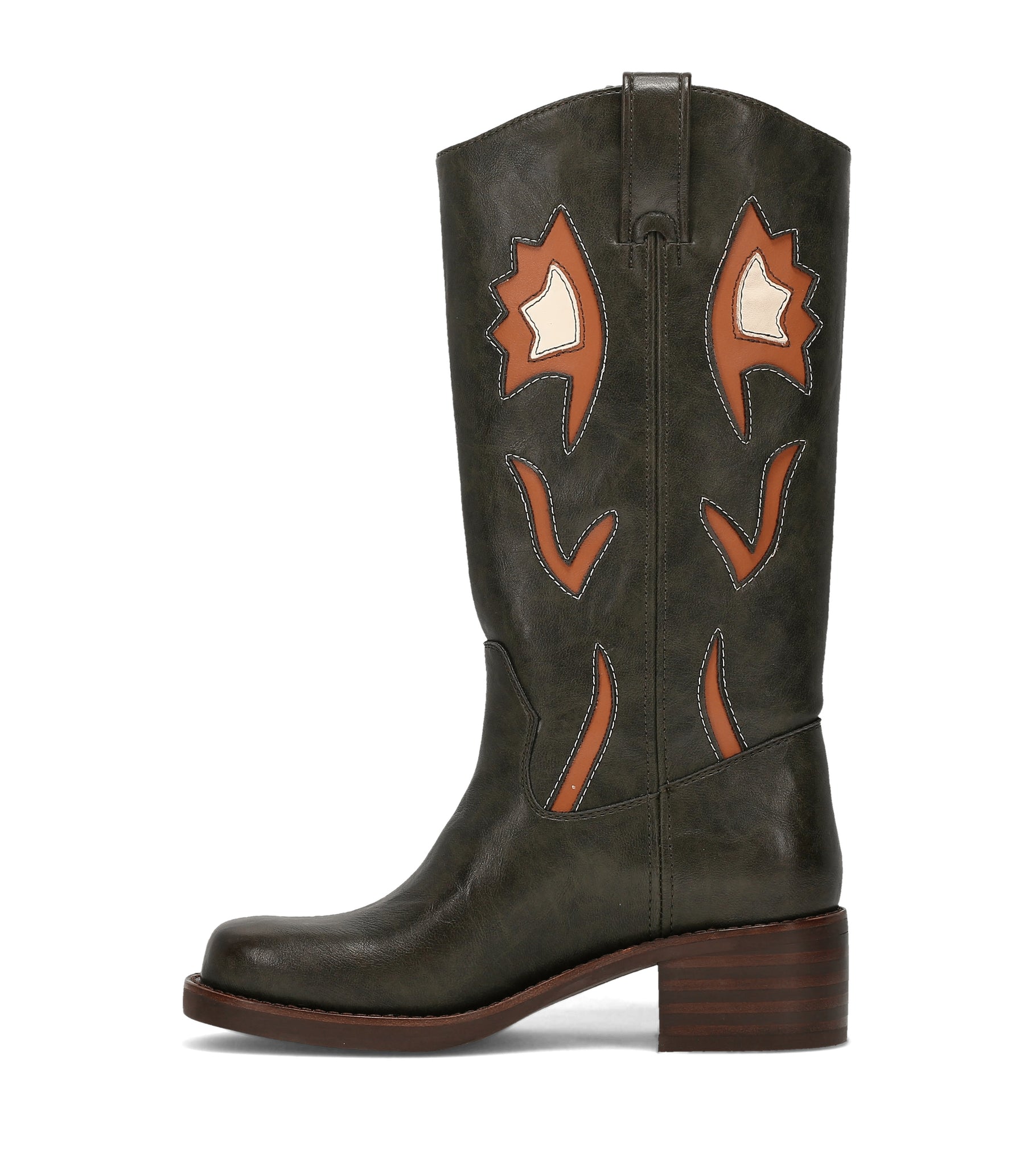 FRYE AND CO WOMEN MIRANDA 10 FLOWER EVERGREEN