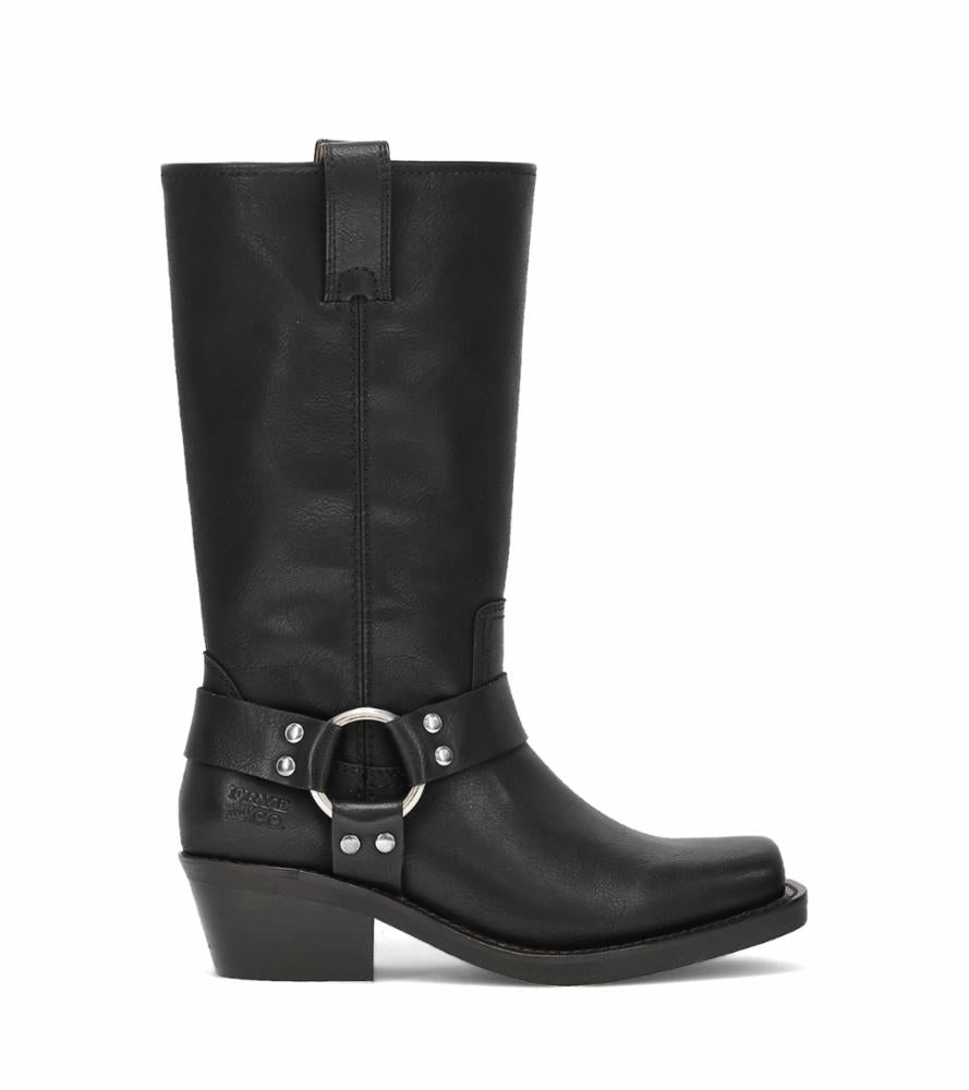 Frye and Co Women LORRIE HARNESS 12 BLACK/CAIRO