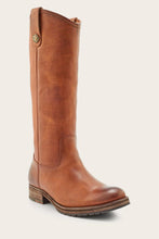 Load image into Gallery viewer, Frye Women MELISSA DOUBLE SOLE BUTTON LUG BRONZE/VINTAGE LEATHER