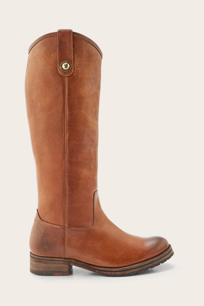 Frye melissa cheap pull on cognac