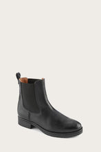 Load image into Gallery viewer, Frye Women MELISSA DOUBLE SOLE CHELSEA BLACK/WAXY BURNISHED LEATHER