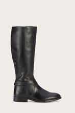 Load image into Gallery viewer, Frye Women MELISSA BELTED TALL BLACK