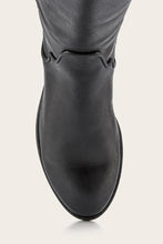 Load image into Gallery viewer, Frye Women CARSON PIPING TALL BLACK/SOFT TUMBLED LEATHER