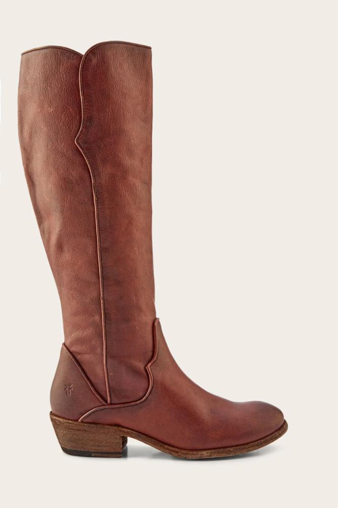 Frye suede high deals shaft boots