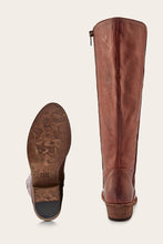 Load image into Gallery viewer, Frye Women CARSON PIPING TALL REDWOOD