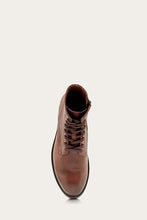 Load image into Gallery viewer, Frye Mens BOWERY LACE UP BROWN/CRUST VEG LEATHER