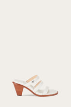Load image into Gallery viewer, Frye Women ESTELLE STRAPPY SLIDE WHITE/NEW EXTASY LEATHER