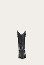 Load image into Gallery viewer, Frye Women JUNE WESTERN BLACK/NAKED COW LEATHER