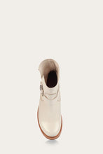 Load image into Gallery viewer, Frye Women VERONICA BOOTIE WHITE/NAKED COW LEATHER
