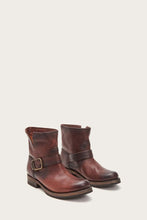 Load image into Gallery viewer, Frye Women VERONICA BOOTIE REDWOOD/WASHED OILED VINTAGE
