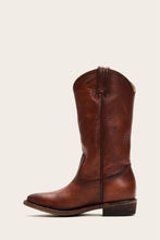 Load image into Gallery viewer, Frye Women BILLY PULL ON COGNAC/VINTAGE