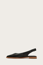 Load image into Gallery viewer, Frye Women KENZIE SLINGBACK BLACK/TUMBLED BUFFALO