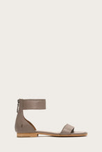 Load image into Gallery viewer, Frye Women CARSON ANKLE ZIP GREY/SOFT NAPPA LAMB