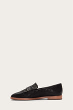 Load image into Gallery viewer, Frye Women MAE LOAFER BLACK/ANTIQUE SOFT VINTAGE