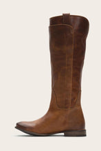 Load image into Gallery viewer, Frye Women PAIGE TALL RIDING BOOT COGNAC/WASHED ANTIQUE PULL UP
