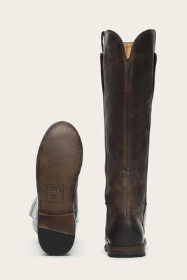 Frye Women PAIGE TALL RIDING BOOT SLATE/AVALON LEATHER