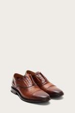 Load image into Gallery viewer, Frye Mens PAUL BAL OXFORD COGNAC/ANTIQUE PULL UP