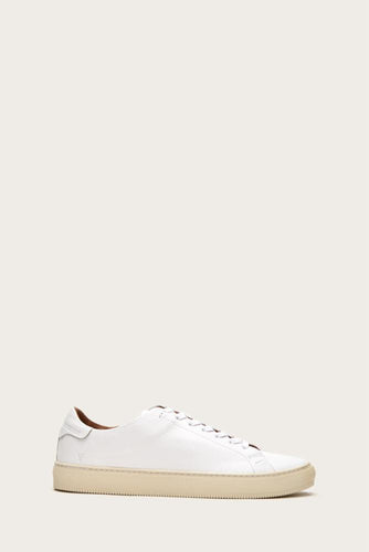 Frye Mens ASTOR LOW LACE WHITE/TUMBLED COW