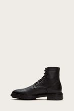 Load image into Gallery viewer, Frye Mens GREYSON LACE UP BLACK/DEER SKIN LEATHER