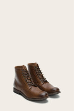 Load image into Gallery viewer, Frye Mens TYLER LACE UP COGNAC
